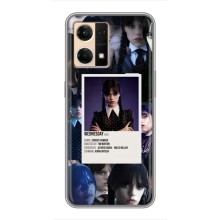 Чохли Венсдей на Oppo Reno7 4G Уенсдей (AlphaPrint) (колаж Венздей)