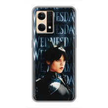 Чохли Венсдей на Oppo Reno7 4G Уенсдей (AlphaPrint) (Венздей кішка)