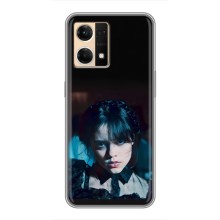 Чохли Венсдей на Oppo Reno7 4G Уенсдей (AlphaPrint) (погляд Венздей)