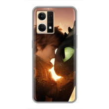 Чохол дракон Беззубик для Oppo Reno7 4G – Беззубик і Гикавка