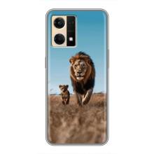 Чохол Король лев на OPPO Reno7 4G – Мусафа і Сімба