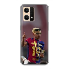 Чехол с футболистом Ламин Ямаль Oppo Reno7 4G