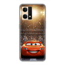 Чохол з принтом Маквін для Oppo Reno7 4G – Червоний маквін
