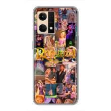 Чехол Рапунцель для Oppo Reno7 4G (Рапунцель коллаж)