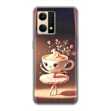 Чохол з мемом Тралалело тралала на Oppo Reno7 4G (Балерина капучина)