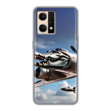 Чохол з мемом Тралалело тралала на Oppo Reno7 4G (Бомбардіро крокоділо)