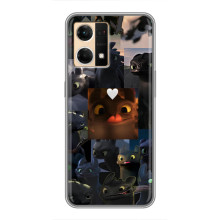 Чохол як приборкати дракона на Oppo Reno7 4G – Дракон колаж