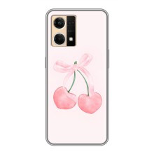 Чохол з розовим принтом для Oppo Reno7 4G (Рожеві вишні)