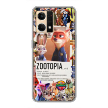 Чохол Зоотрополіс на Oppo Reno7 4G – Колаж Зоо