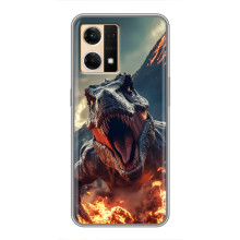Чохол з картинкою 'Хижаки' для Oppo Reno7 4G – Динозавр