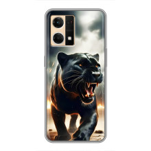 Чохол з картинкою 'Хижаки' для Oppo Reno7 4G – Пантера
