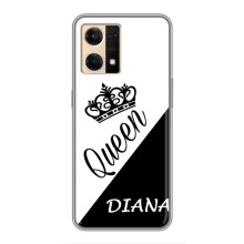 Іменні Жіночі Чохли для Oppo Reno7 4G – DIANA