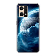 Космічні Чохли для OPPO Reno7 4G (VPrint) (Земля з космоса)