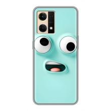 Силиконовые Чехлы (смешные стикеры) для Oppo Reno7 4G – мордочка