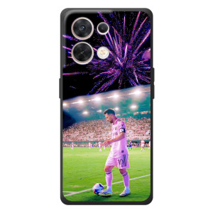 Чехлы Лео Месси в Майами на OPPO Reno 8 5G (Месси в Майами)