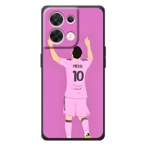 Чехлы Лео Месси в Майами на OPPO Reno 8 5G (Празднование Месси)