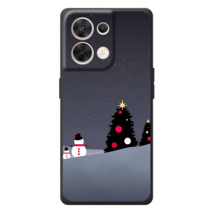 Чехлы на Новый Год OPPO Reno 8 5G – Снеговички