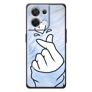 Чехлы (Знак сердечка) на OPPO Reno 8 5G