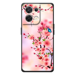 Чехол с принтом САКУРЫ на OPPO Reno 8 5G – Бабочки на сакуре