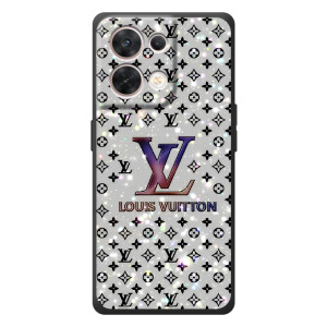 Чехол Стиль Louis Vuitton на OPPO Reno 8 5G (Яркий LV)