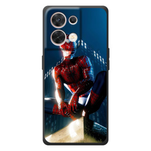 Чехол Супергерой Человека Паука на OPPO Reno 8 5G – Паук на доме