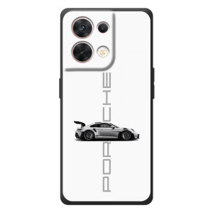 Чохол з авто Порше для OPPO Reno 8 5G – білий порше
