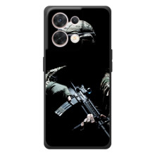 Чохол з українським воїном на OPPO Reno 8 5G – Український снайпер