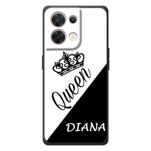 Именные  Женские Чехлы для OPPO Reno 8 5G (DIANA)