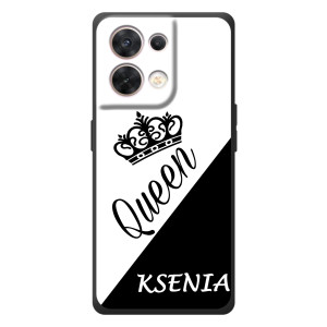 Именные  Женские Чехлы для OPPO Reno 8 5G (KSENIA)