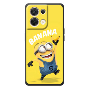 Мультяшный принт на Чехол для ОПО Reno 8 5G (Banana)