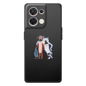 Мультяшный принт на Чехол для ОПО Reno 8 5G (Шо, опять)