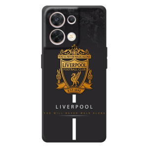 Силиконовые Чехлы принт Футбол на OPPO Reno 8 5G – Liverpool