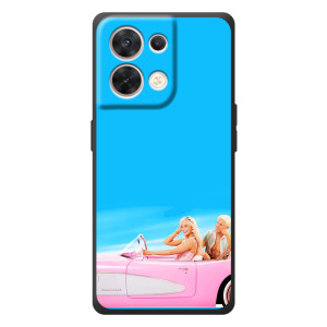 Силиконовый Чехол Барби Фильм на OPPO Reno 8 5G – Барби и Кен