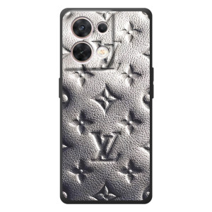 Текстурный Чехол Louis Vuitton для ОПО Reno 8 5G – Бежевый ЛВ