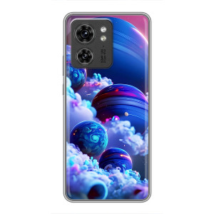 Чехлы КОСМОС для OPPO Reno 8 Pro 5G – Синие планеты