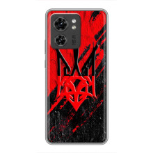 Чохли УПА (Червоно-Чорний) на OPPO Reno 8 Pro 5G – Герб в кольорах УПА