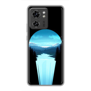 Літній Чохол на OPPO Reno 8 Pro 5G – Синій Водоспад