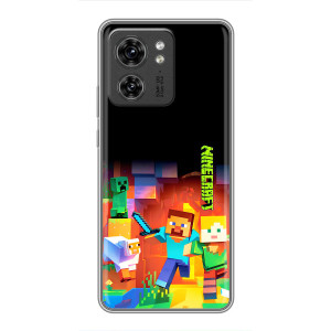 Чехлы для OPPO Reno 8 Pro 5G (Персонажи Майн Крафт) – Герой Майнкрафт