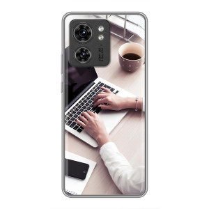 Силиконовый бампер (Работники) на OPPO Reno 8 Pro 5G – Офисный работник