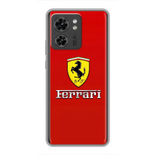 Силіконовий бампер з картинкою машини на OPPO Reno 8 Pro 5G (Ferrari Logo)