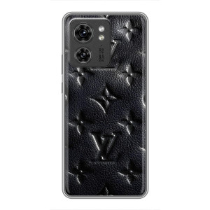 Текстурный Чехол Louis Vuitton для ОППО Рено 8 Про 5Г (Черный ЛВ)
