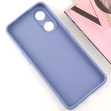 Силиконовый чехол Candy Full Camera для Oppo Reno 8 T 4G – Голубой