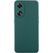 Силиконовый чехол Candy Full Camera для Oppo Reno 8 T 4G (Зеленый)