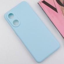 Силіконовий чохол Candy Full Camera для Oppo Reno 8 T 4G – Бірюзовий