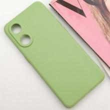 Силіконовий чохол Candy Full Camera для Oppo Reno 8 T 4G – Фісташковий