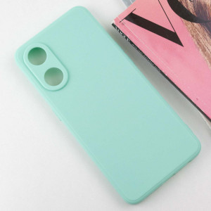 Силиконовый чехол Candy Full Camera для Oppo Reno 8 T 4G – Зеленый