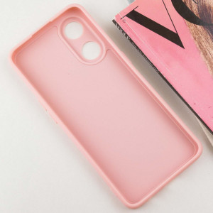 Силиконовый чехол Candy Full Camera для Oppo Reno 8 T 4G – Розовый