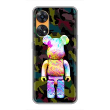 Чехлы для Oppo Reno 8T - Bearbrick Louis Vuitton (PREMIUMPrint) (Яркий Bearbrick)