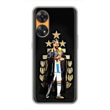 Чехлы для Oppo Reno 8T (Leo чемпион) (AlphaPrint) (Месси Король)