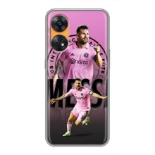 Чохли для OPPO Reno 8Т - Лео Мессі Маямі – Messi Miami